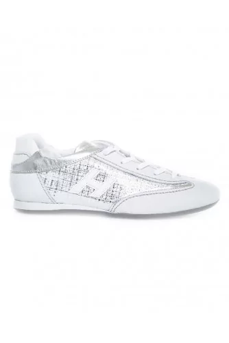 Sneakers Hogan "Olympia" grey/silver for women