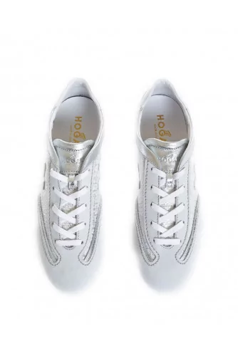 Tennis Hogan "Olympia" gris-argent pour femme