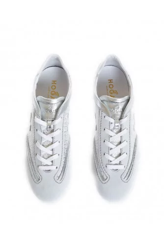 Sneakers Hogan "Olympia" grey/silver for women
