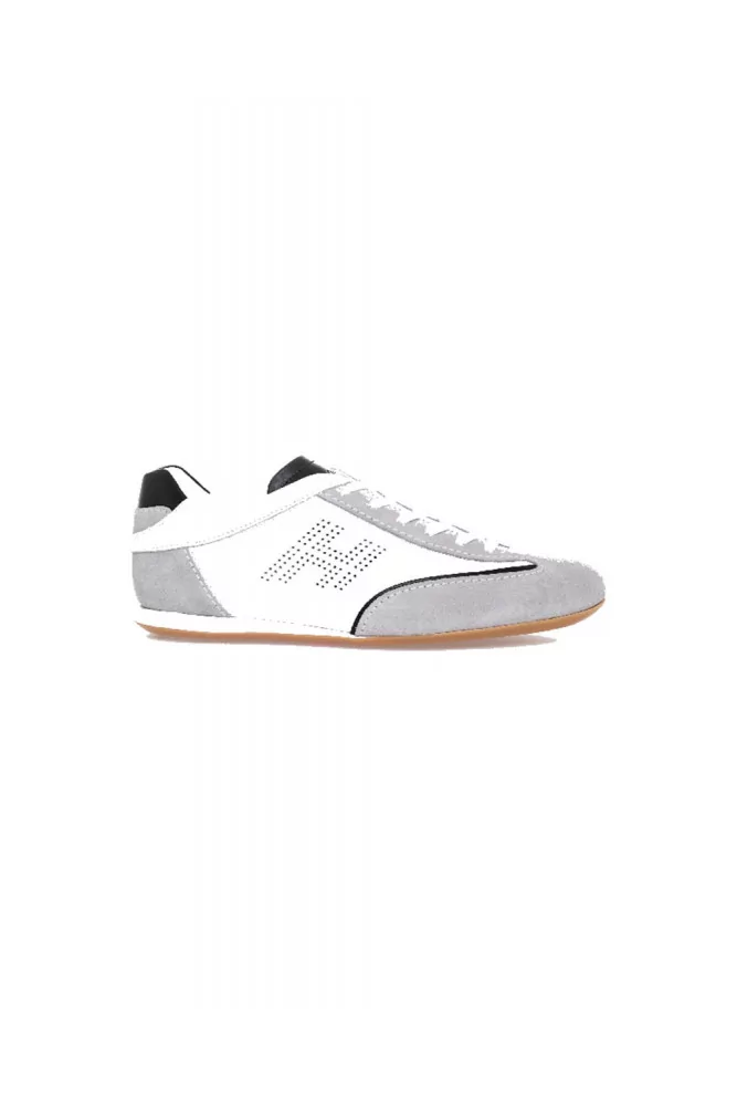 White/grey sneakers "Olympia" Hogan for men