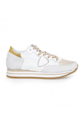White/platina sneakers "Tropez Higher" Philippe Model for women