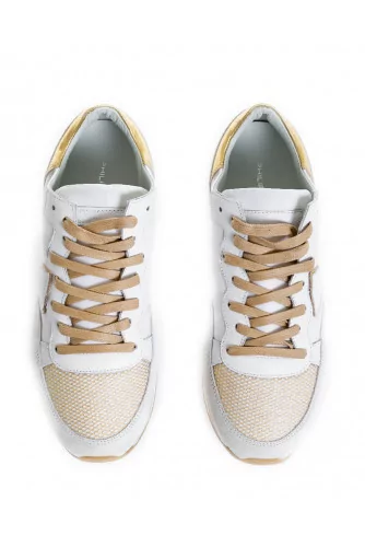 White/platina sneakers "Tropez Higher" Philippe Model for women