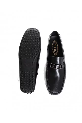 Achat Moccasins Tod's City black with metallic bit for men - Jacques-loup
