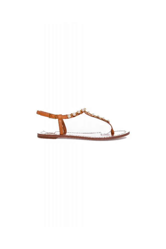 tory burch cognac sandals