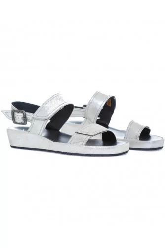 Sandals Thierry Rabotin platinum for women 