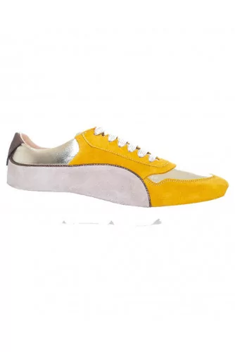 Sneakers Mai Mai yellow, bronze and platinum for women