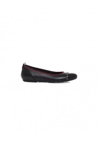 Ballerine Hogan "Wrapp" noir pour femme