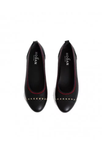 Ballerinas Hogan "Wrapp" black for women