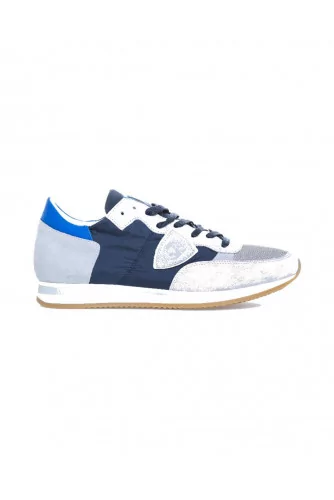 Tennis Philippe Model "Tropez" bleu et gris pour homme