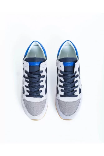 Sneakers Philippe Model "Tropez" blue and grey for men