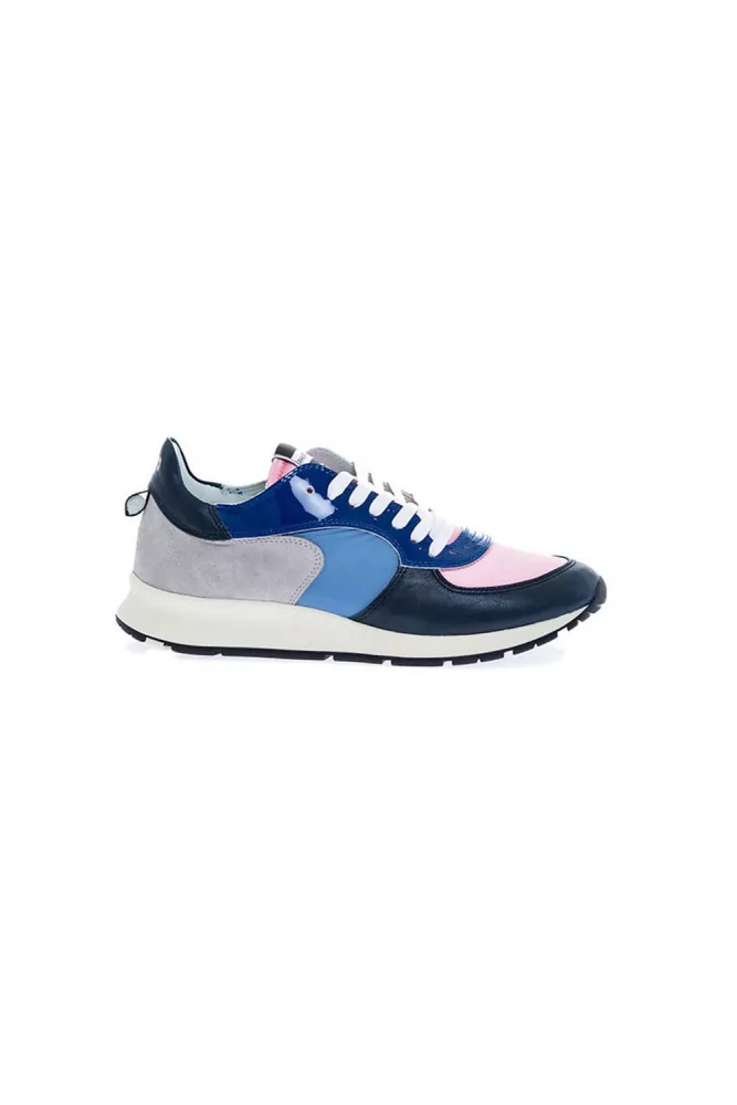 Tennis Philippe Model "Monte carlo" bleu et rose pour femme