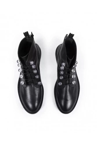 Achat High boots with laces Jacques Loup black for women - Jacques-loup