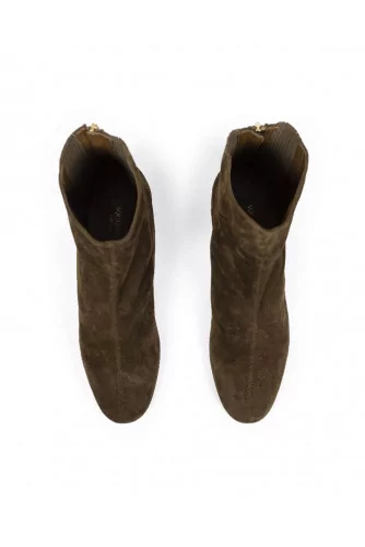 High boots Aquazzura khaki in suede for women kaki