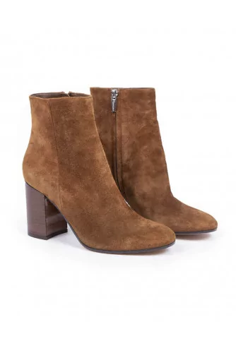 Boots Gianvito Rossi marron pour femme