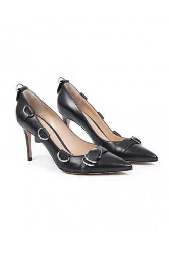 Escarpin Gianvito Rossi "Punk" noir