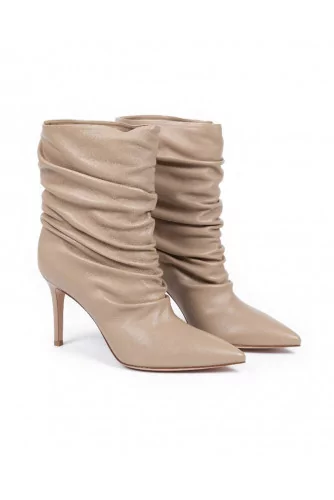 Boots Gianvito Rossi "Cécile" creme color for women