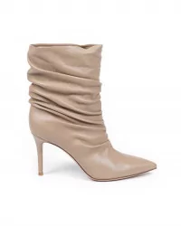 bottines creme femme