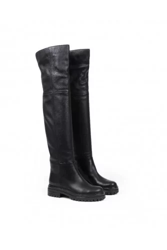 Thigh boots Gianvito Rossi black for women