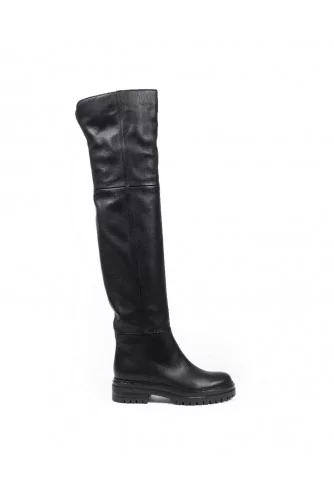 Thigh boots Gianvito Rossi black for women