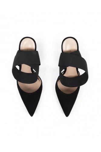 Découpé Gianvito Rossi noir pour femme