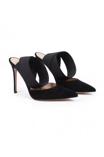 Découpé Gianvito Rossi noir pour femme