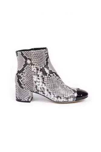 Achat High heel boots Tory Burch SHELBY with lizard print for women - Jacques-loup