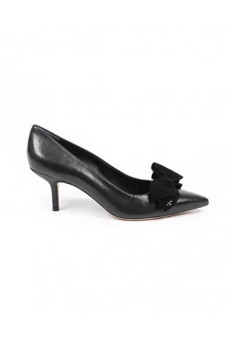 Rosalind - Leather pumps with decorative knot