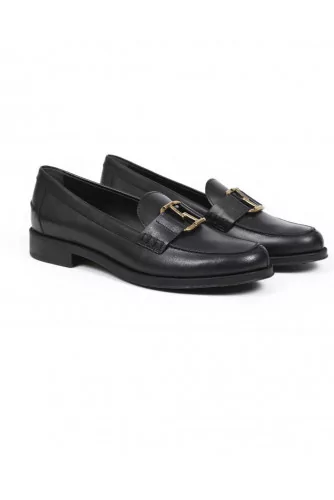 Moccasins Tod's "double T" black for women