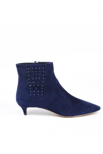 Achat Boots with small heel Tod's navy blue for women - Jacques-loup