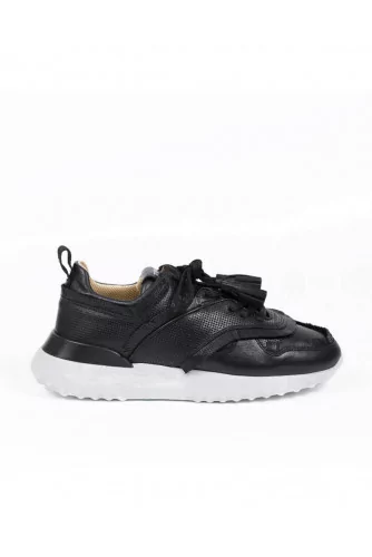 Sneakers Tod's black with white sole for women