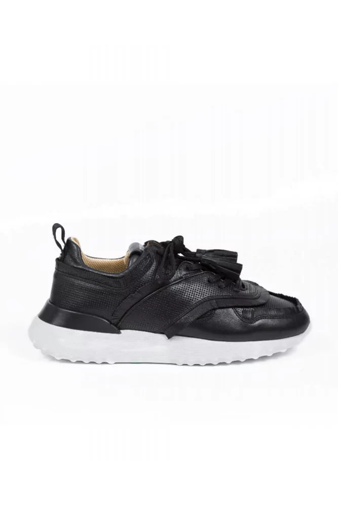 Sneakers Tod's black with white sole 
