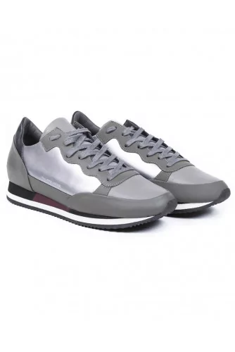 Tennis Philippe Model "Bright" gris  pour homme