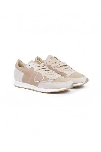 Tennis Philippe Model "Tropez" beige pour homme