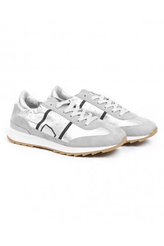 Tennis Philippe Model "Toujours" argent-gris pour femme