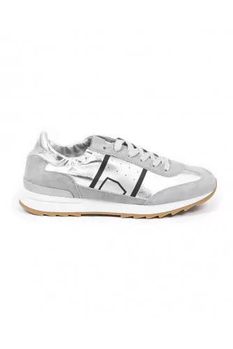 Tennis Philippe Model "Toujours" argent-gris pour femme