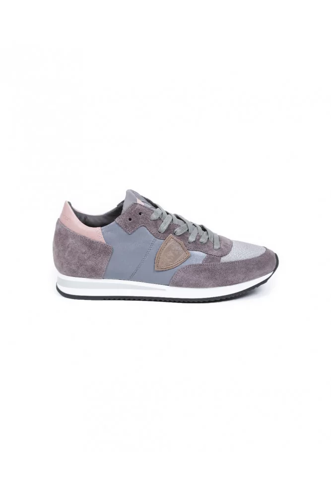 Basket Philippe Model "Tropez" gris-rose pour femme