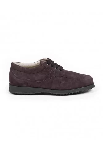 Tennis HOGAN "New Traditionnal" marron pour femme