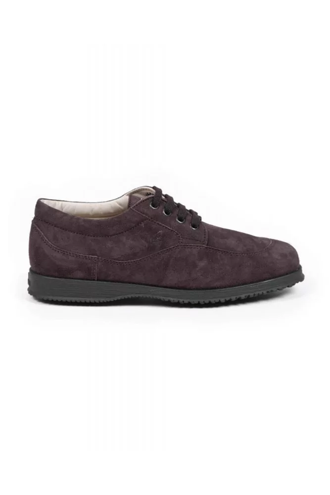 New Traditionnal - Tennis en croûte de cuir 34 1/2 Marron