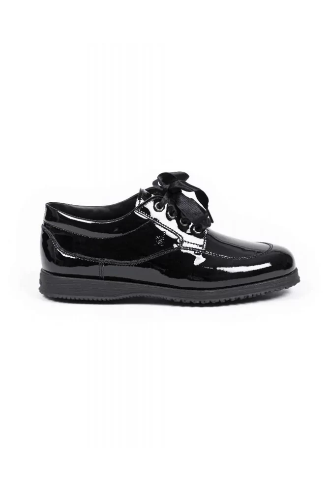 Tennis shoes Hogan "New Traditionnal" patent black for women