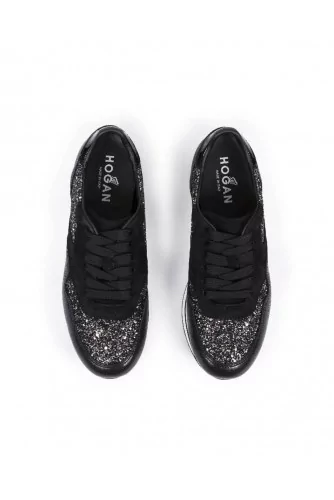 Sneakers Hogan "222" black/silver for women