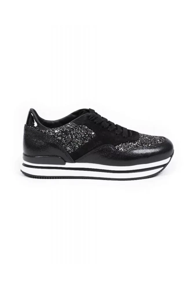 Sneakers Hogan "222" black/silver for women