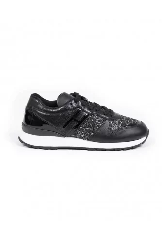 Sneakers Hogan "Running 261" Black/silver for women