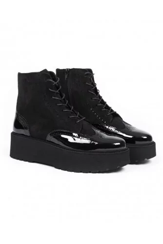 Boot Hogan "Fondo Urban" noir pour femme