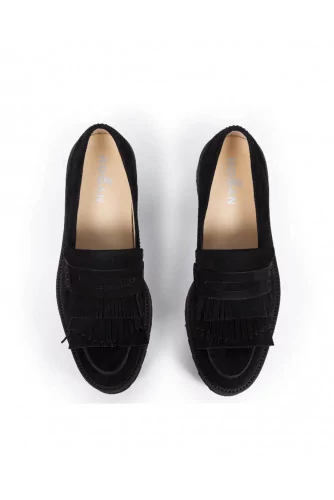 Mocassin Hogan noir pour femme