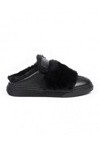 Mules Hogan "Cassetta" black for women