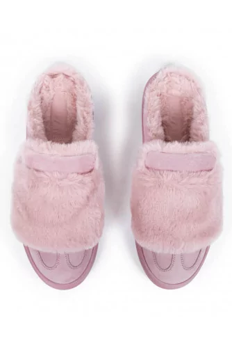 Mules Hogan "Cassetta" pink for women