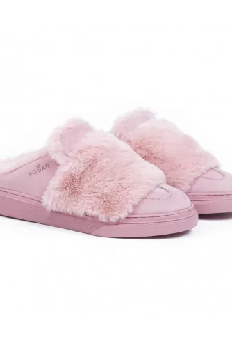 Mules Hogan "Cassetta" pink for women