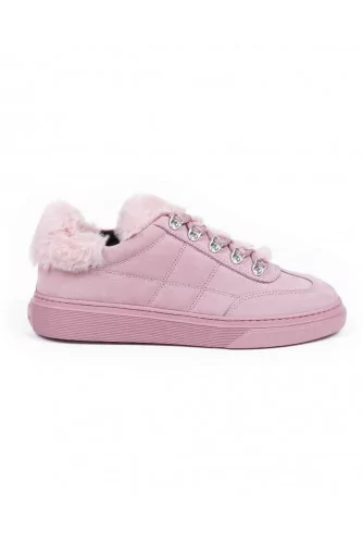 Tennis shoes Hogan "Cassetta" pale pink for women