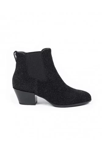 Boot Hogan "Texano" noir pour femme