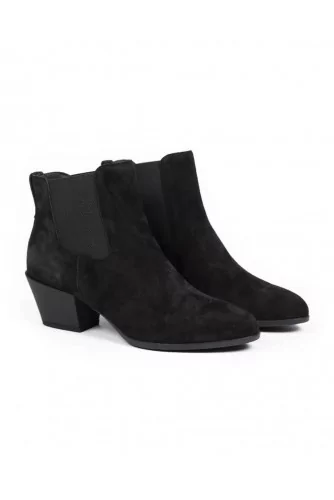 Boot Hogan "Texano" noir pour femme